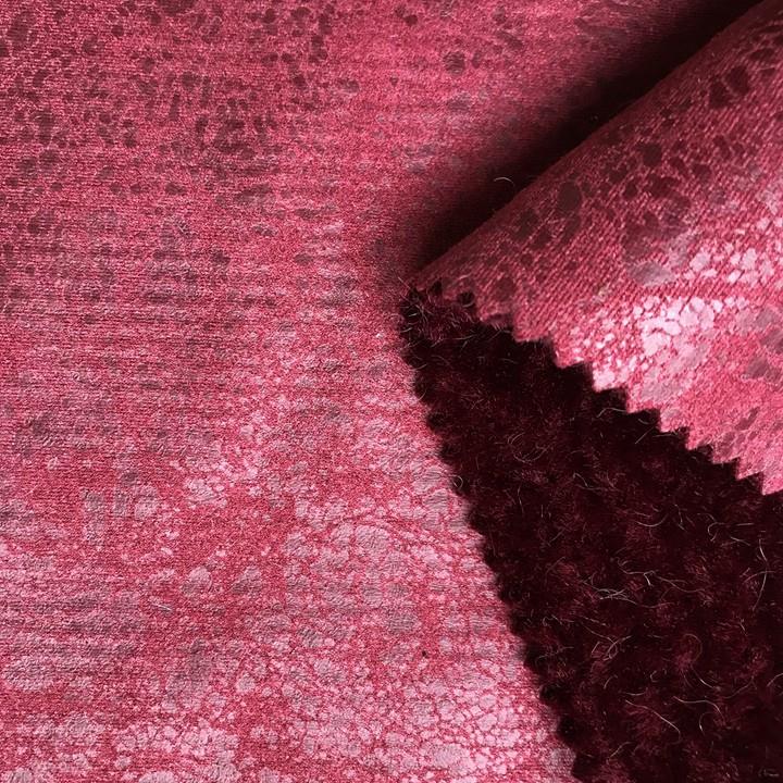 Faux Suede With Fleece Fabric