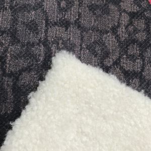 Печатная меховая ткань из замши